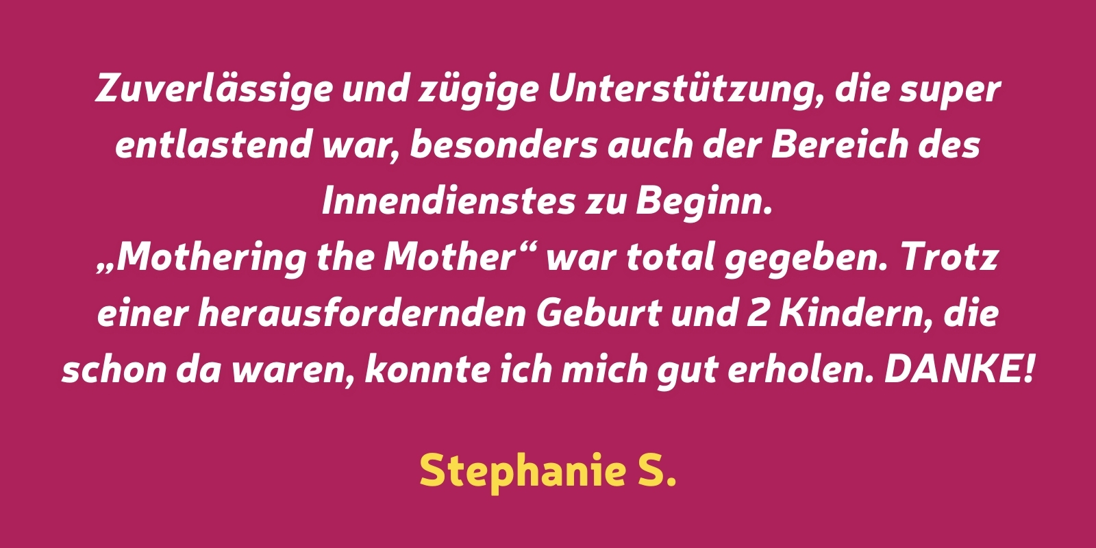 Startseite 3 15_Erfahrungsbericht Stephanie S.